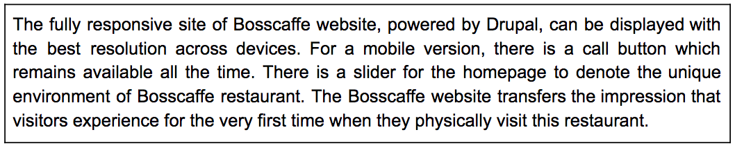 Text about Bosscasse in a box