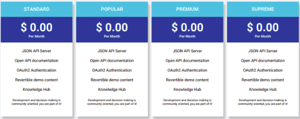 illustartion image showing the pricing plans written in back text in a white background