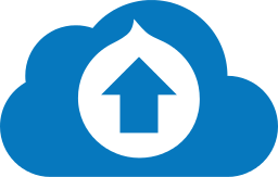 Logo od Drupal deploy module with icon resembling cloud