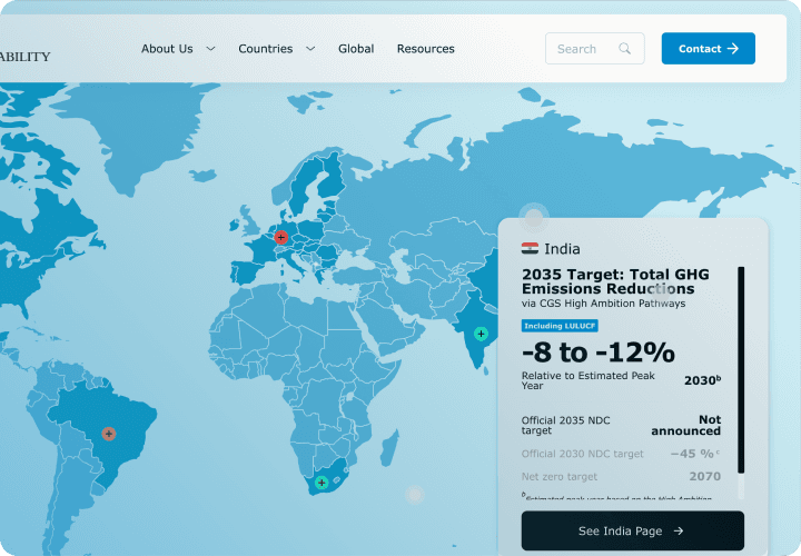 CGS: Transforming UMD Climate Research into a Global Policy Platform