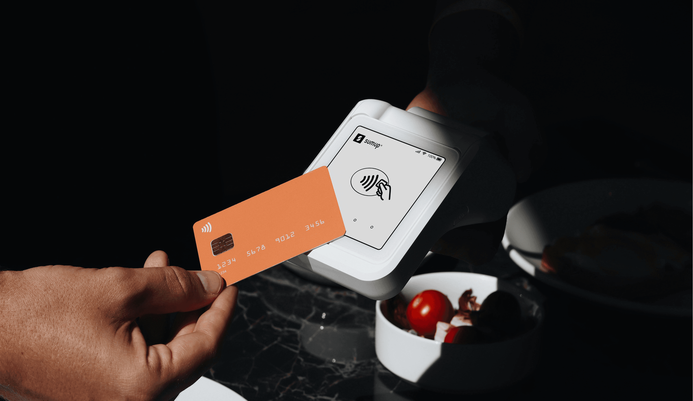Financial services professional using digital banking on a smartphone