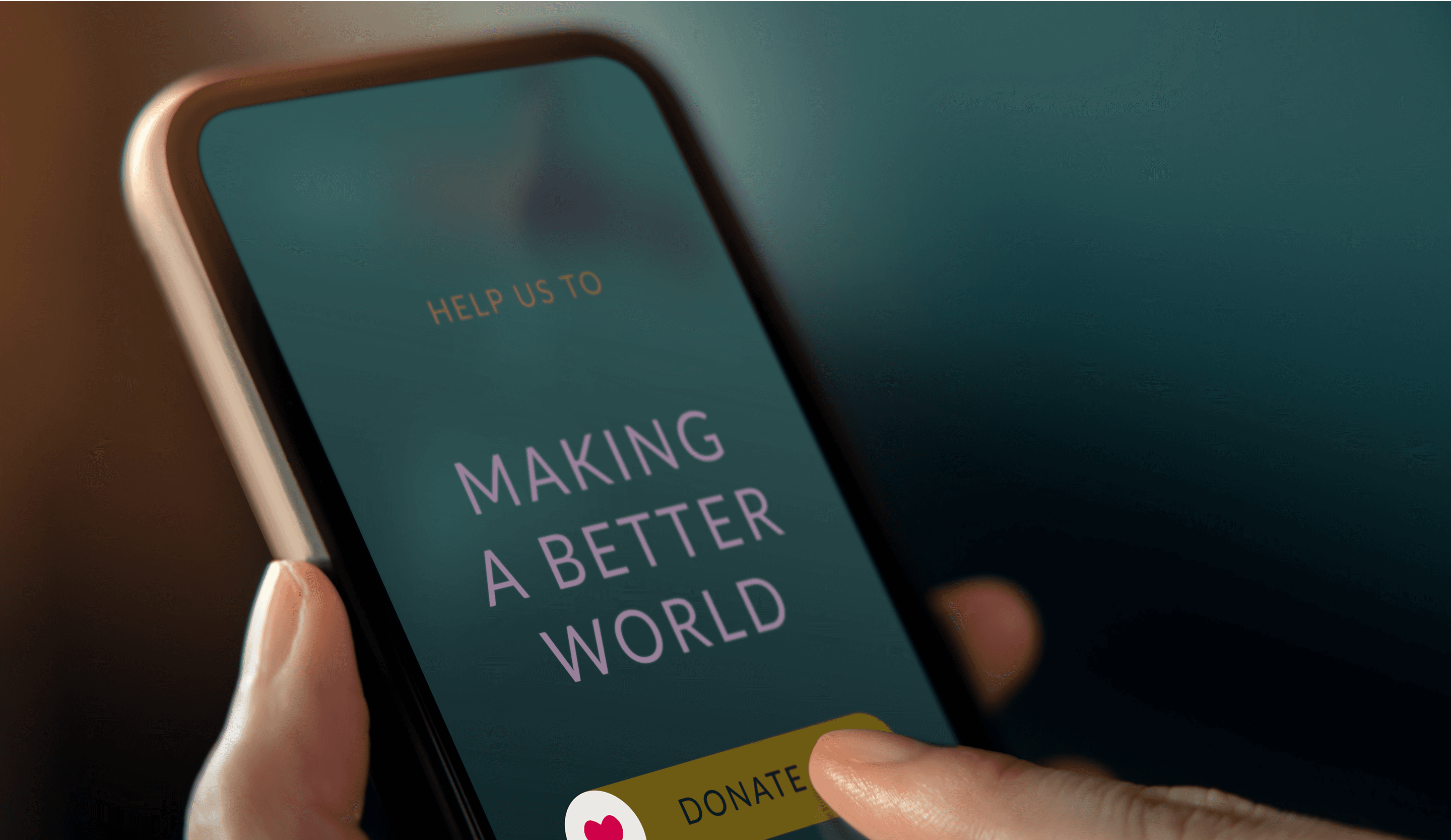 Public sector professional using digital services on a smartphone