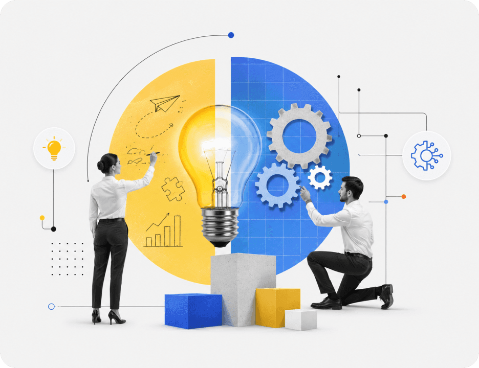 Our Unique Edge of Creativity Approach That Meets Your Technical Reality.