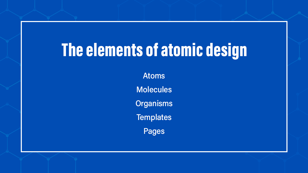 Atomic design methodology: Explained | OpenSense Labs