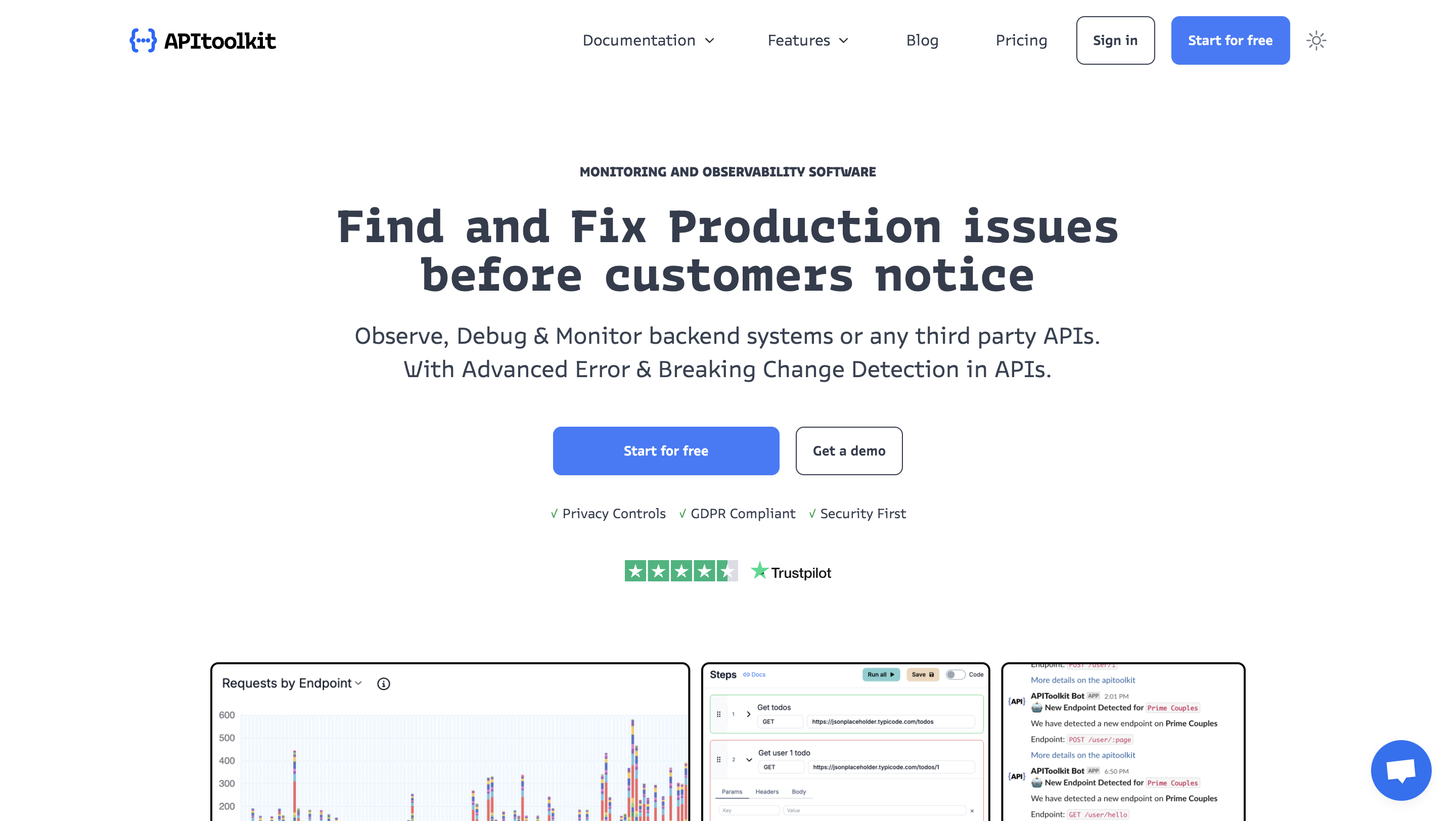 API Documentation Tool APItoolkit OpenSense Labs