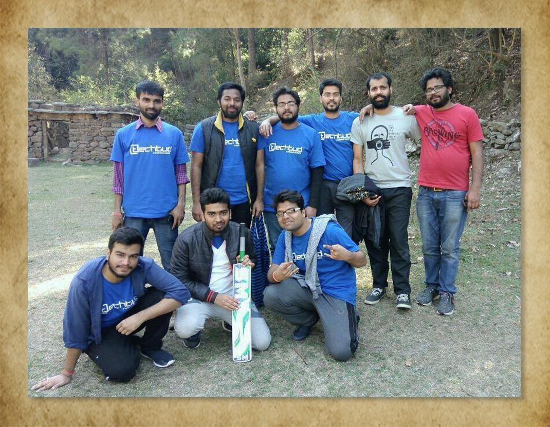 Employees of OpenSense Labs posing for the camera