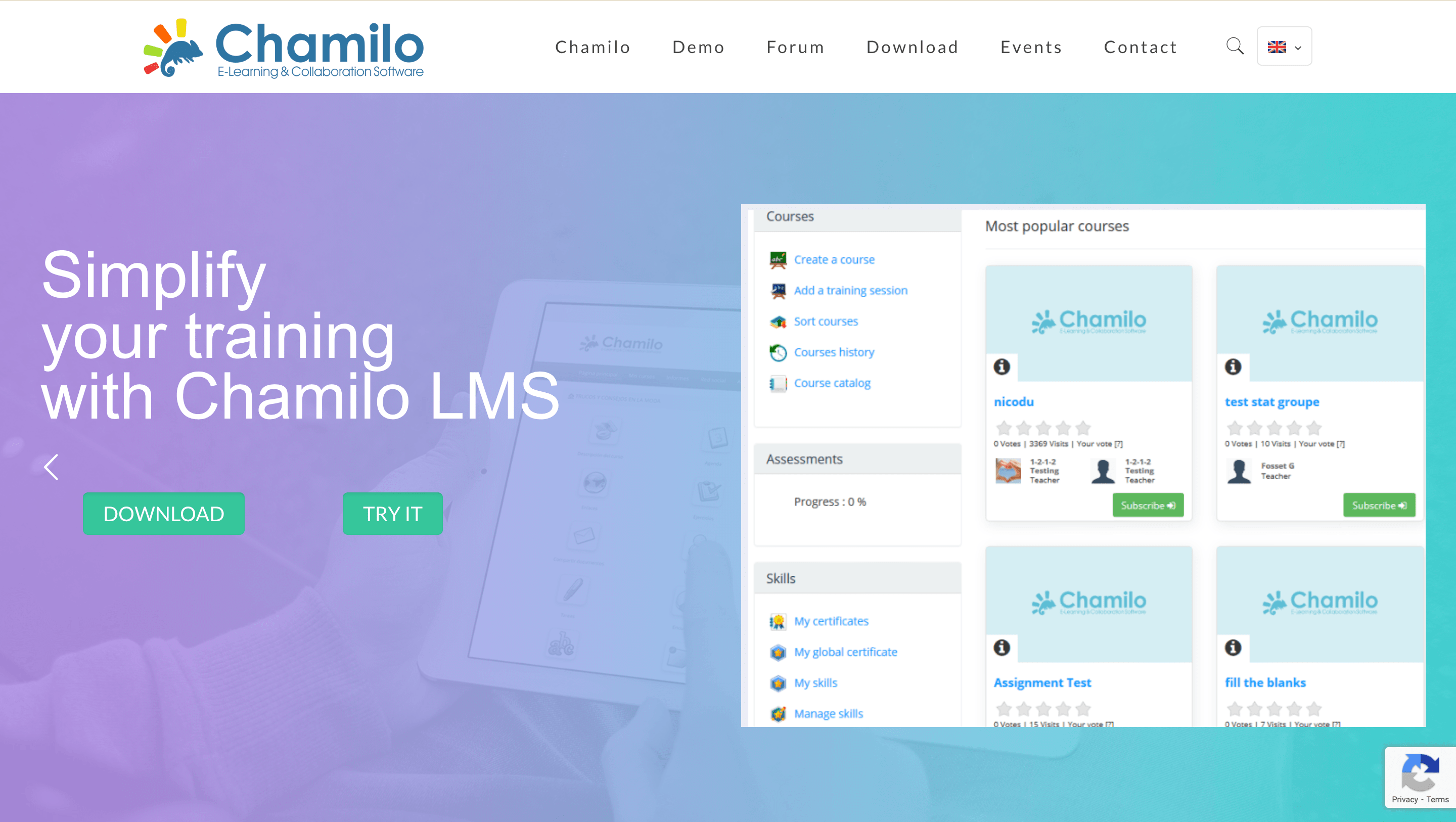 Chamilo Free Learning Content Management System OpenSense Labs