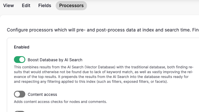 Search API Index hinzufügen Drupal AI Search OpenSense Labs