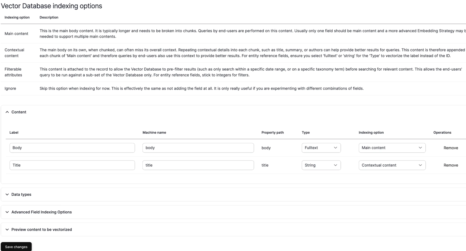Search API Neues Feld hinzufügen Drupal AI Search OpenSense Labs