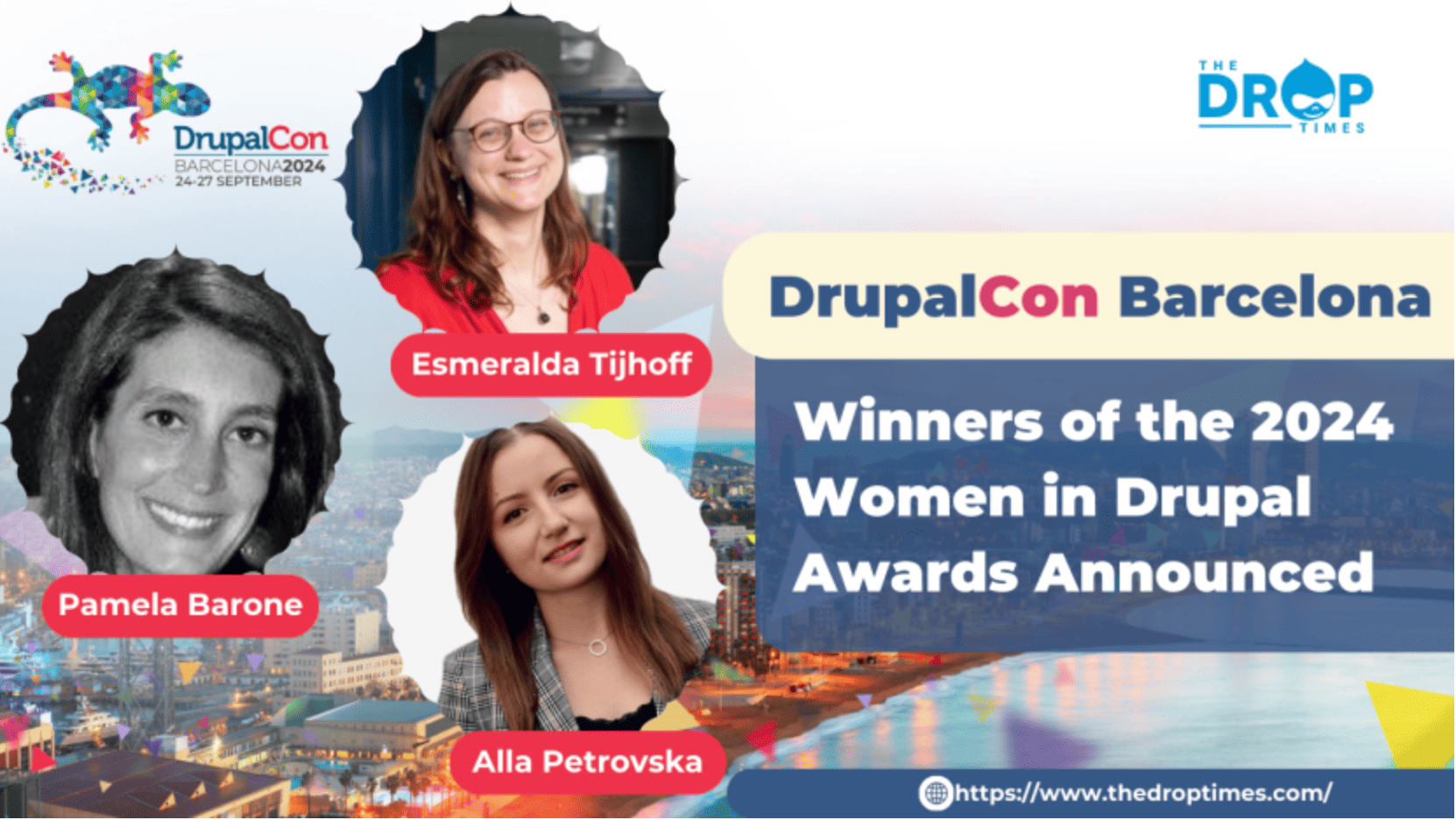 DrupalCon Barcelona 2024 Women In Drupal Awards OpenSense Labs