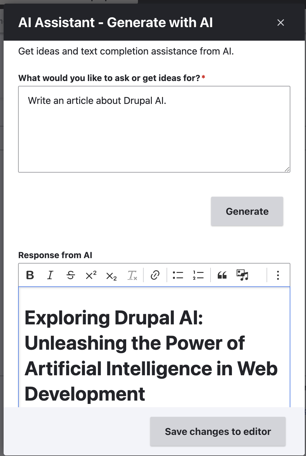 Drupal AI Ecosystem AI Assistant OpenSense Labs