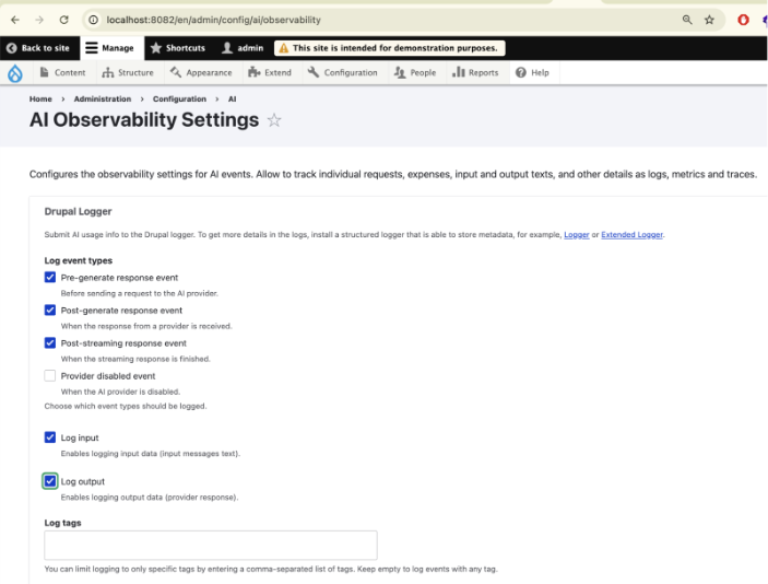 Drupal AI Ecosystem AI Observability OpenSense Labs