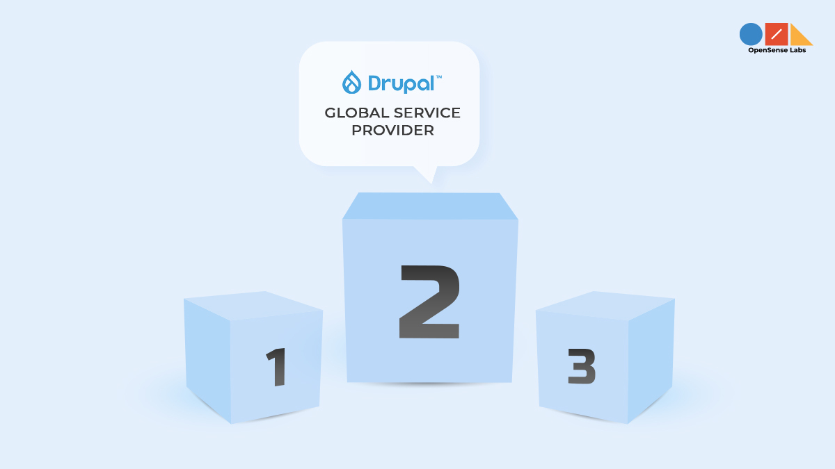 An image displaying OpenSense Labs Drupal marketplace ranking