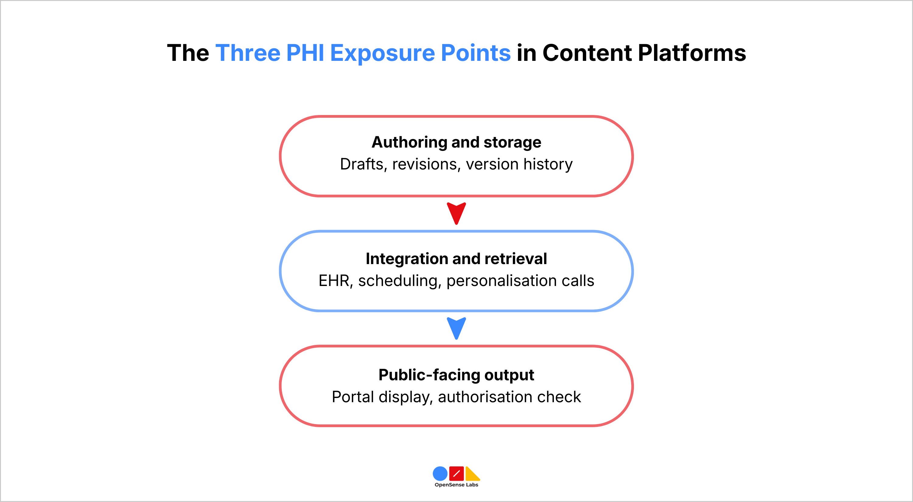 HIPAA Compliant CMS for Healthcare 3 PHI Exposure Points OpenSense Labs