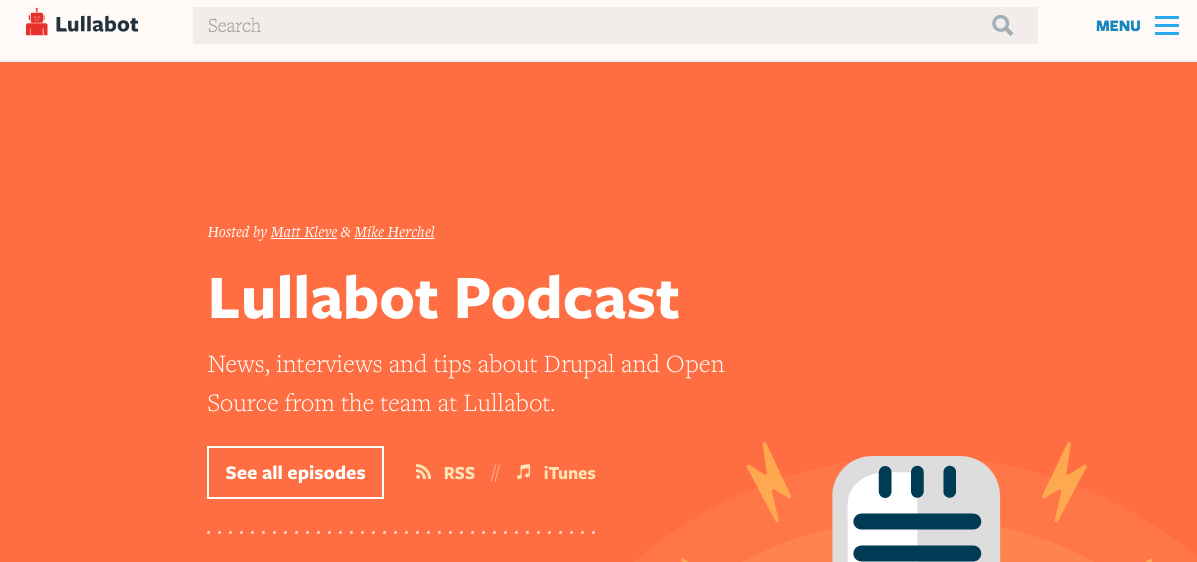 Lullabot podcast website