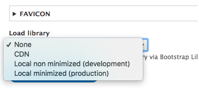 selecting the none in the load library