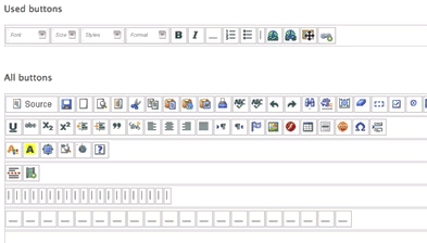 dragging and dropping the linkit button