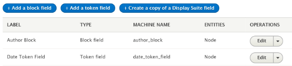 an example of Display Suite fields