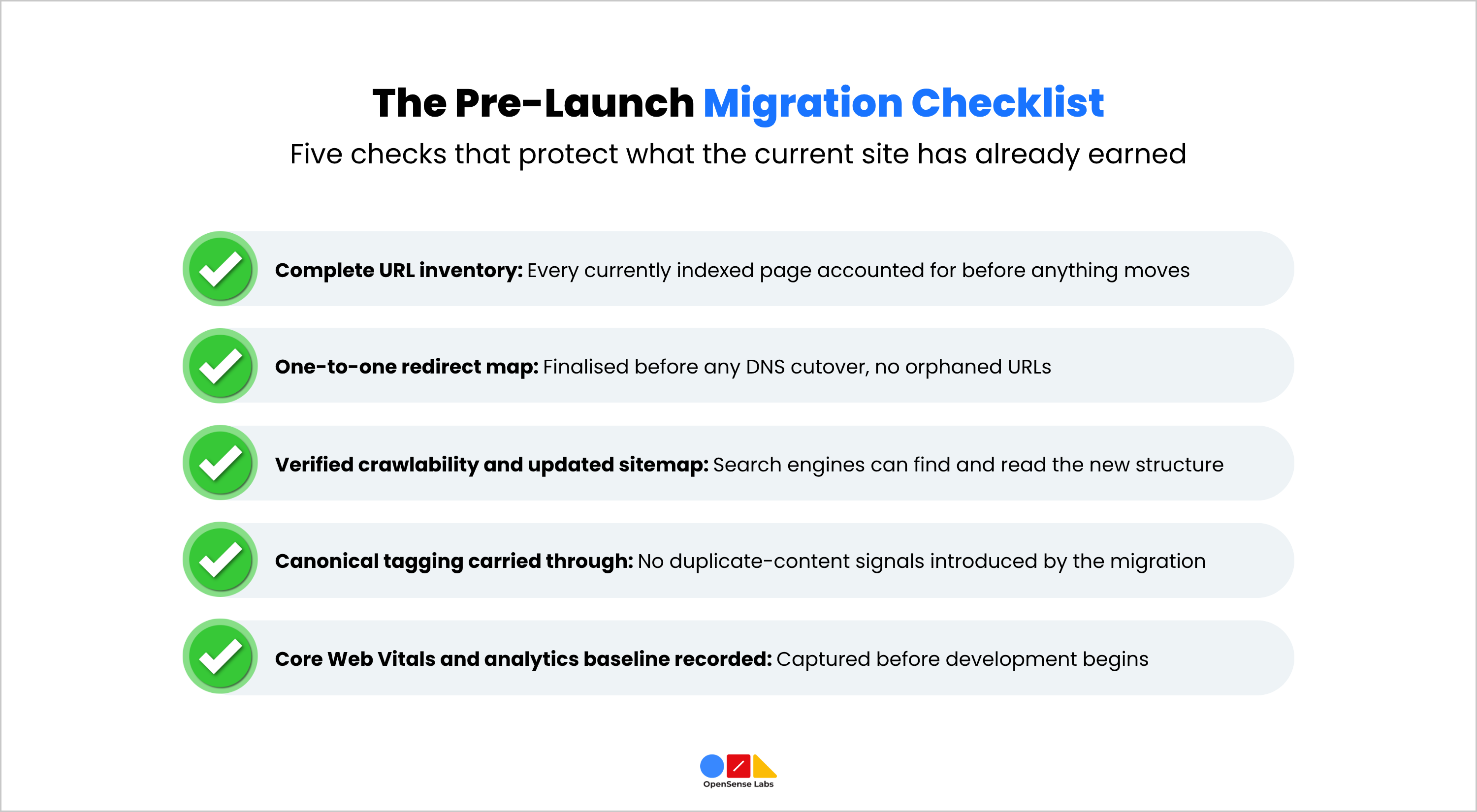Site Migration Guardrails Enterprise Website Redesigns Fail OpenSense Labs