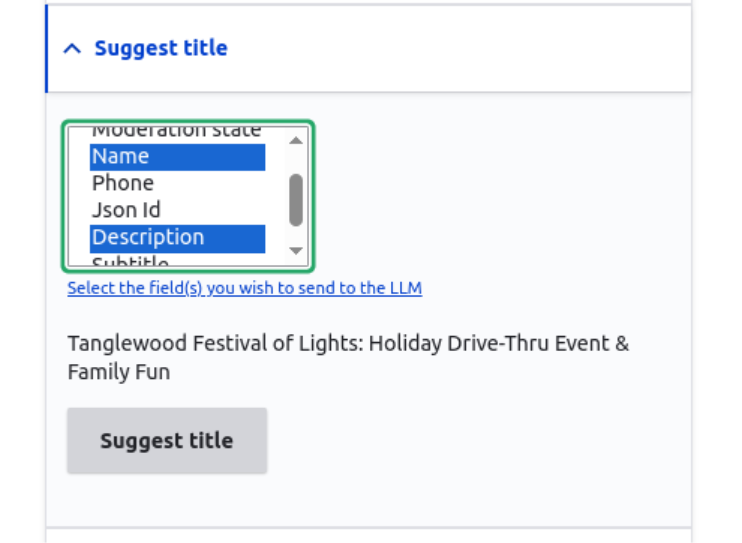 Suggest Title AI Content Suggestions OpenSense Labs