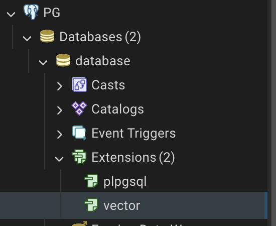 Installation mit pgAdmin überprüfen Drupal AI Search OpenSense Labs