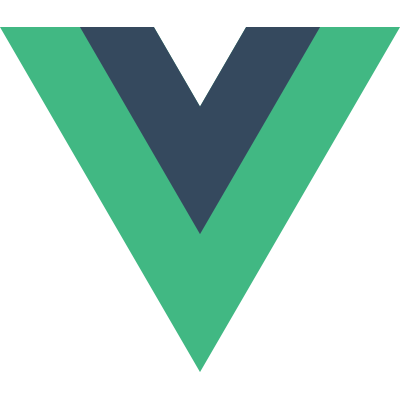 green and blue v as the logo of vue
