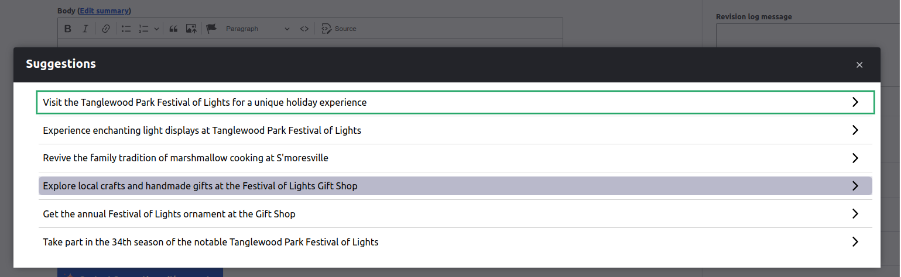Why Field Widget Action Matters AI Content Suggestions OpenSense Labs