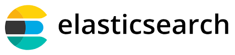 Logo of elasticsearch with an icon shaped in the form of alphabet E in yellow, blue and green colours