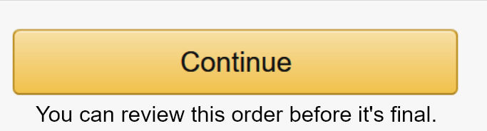 Amazon's continue button