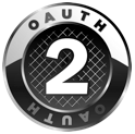 illustartion image showing oauth logo in grey and black colour