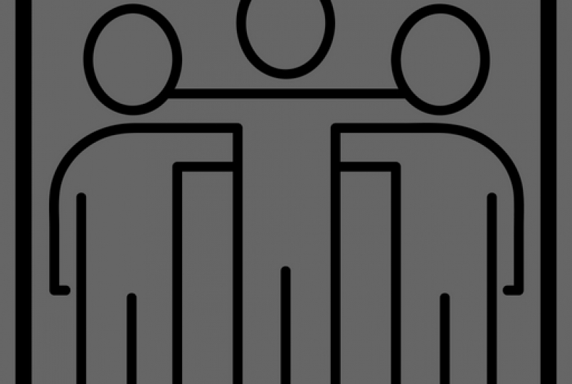 blog image with a caricature of three people standing