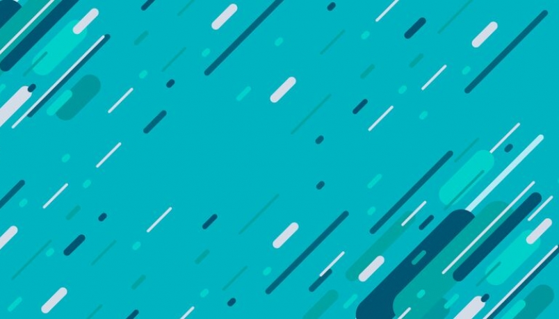 blog banner with greenish background and rain