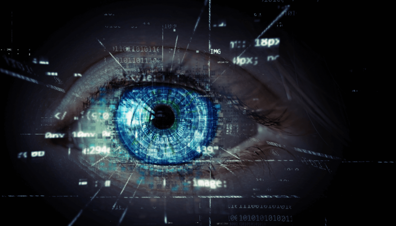 There is a human eye at the center of technology watching over it.