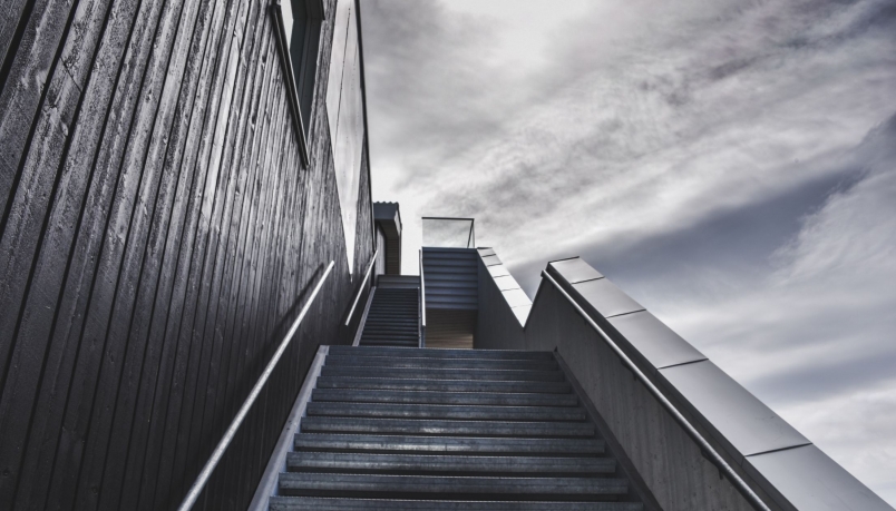 grey staircase