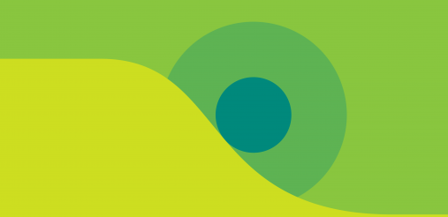 illustration image showing green and yellow coloured background