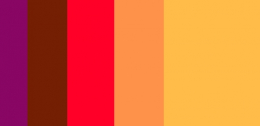 blog banner with different shades of color