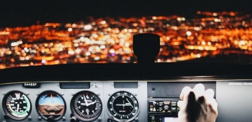 view from the cockpit