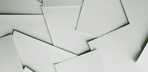 white tiles placed in an abstract position