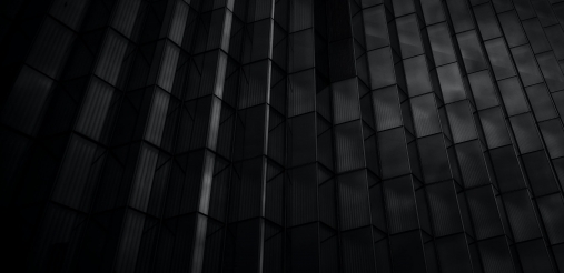 black background with white shades