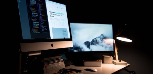 An image displaying two computers