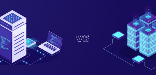 An image showing the difference between serverless and managed services