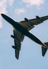 blog image with a aeroplane flying
