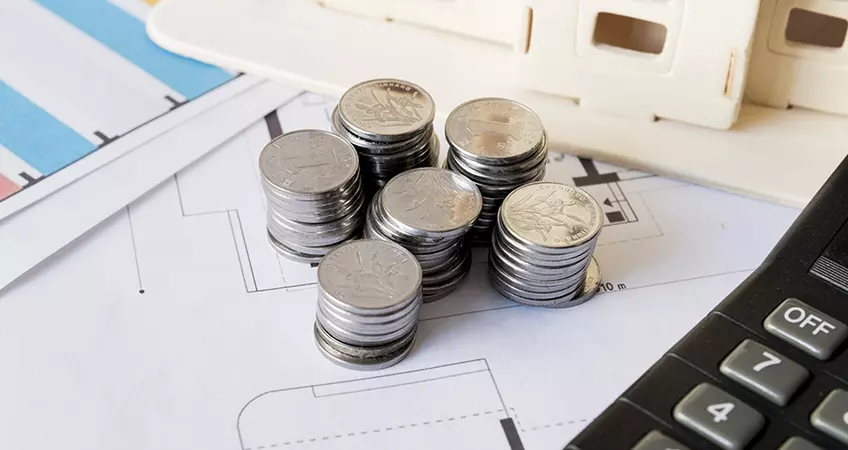 Graph stocks coins image